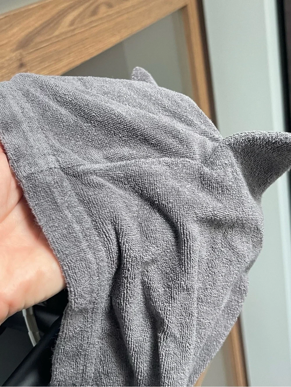 Gap Kids DC Batman Terry Hooded Poncho, Grey, Toddler Size 5